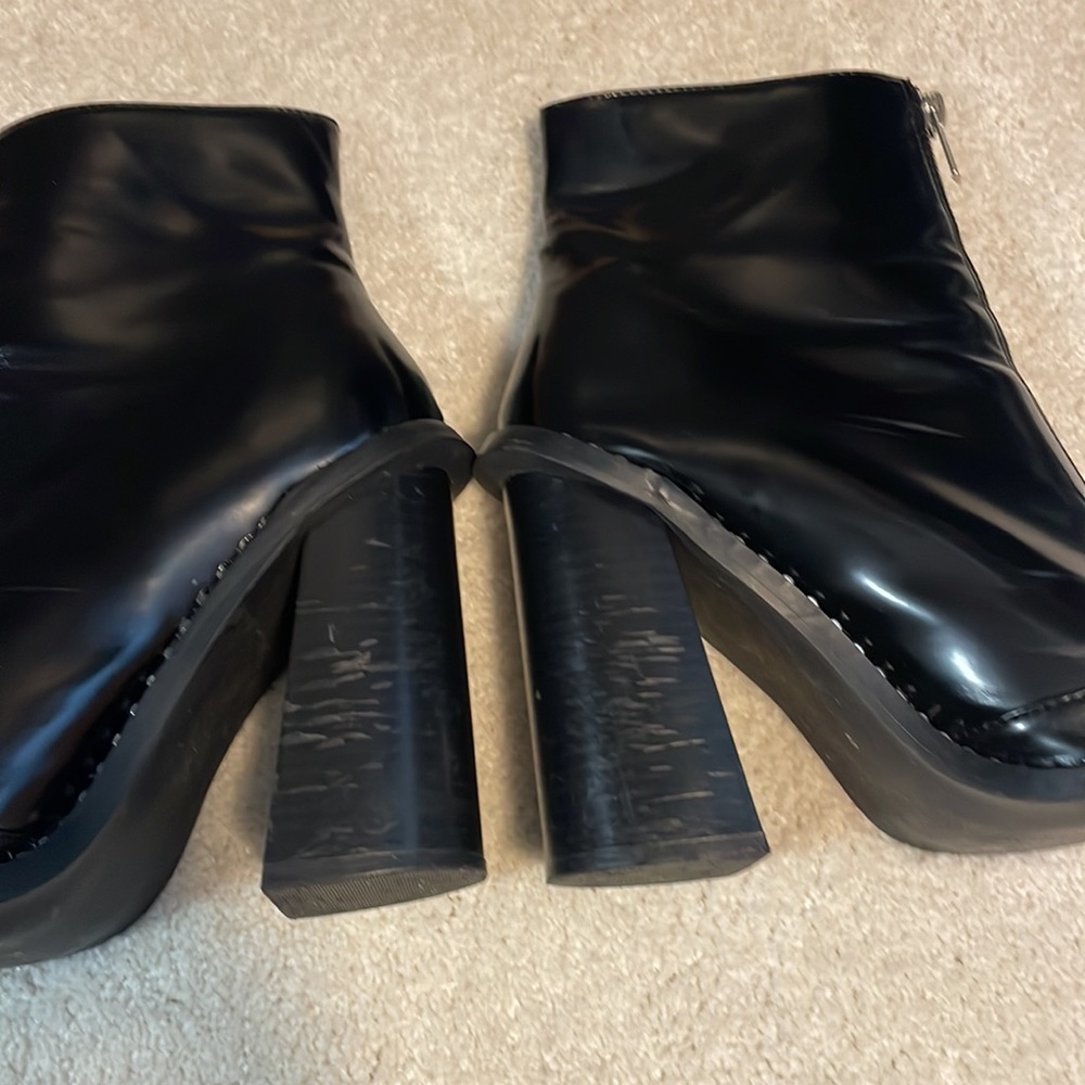 Steve Madden Dominate Chunky Heel Studded Boots - Picture 6 of 10